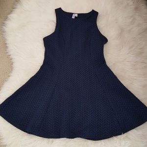 navy blue dress